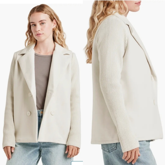 SPLENDID Singrid Double Breasted Wool Blend Jacket Sz XL NWT $198 - Picture 2 of 15